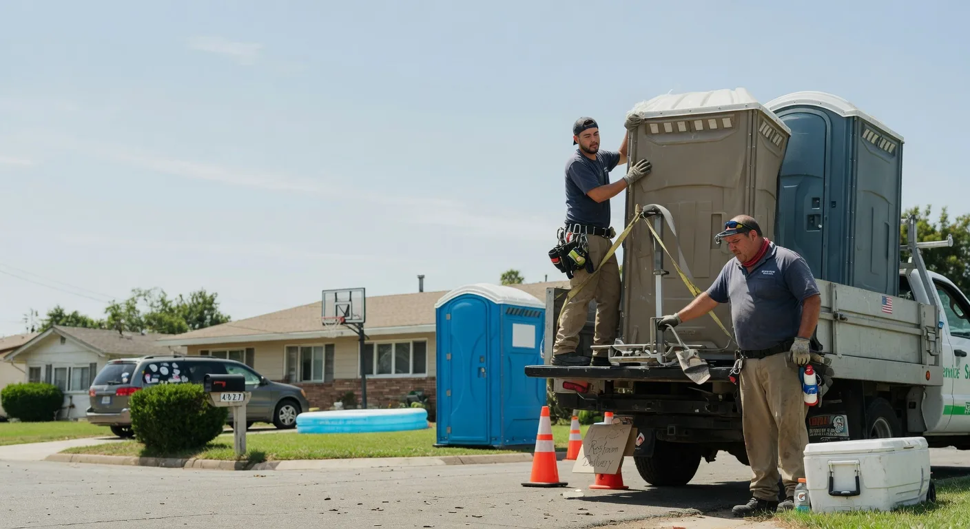 Porta Potty Rental in Three Bridges, NJ near me